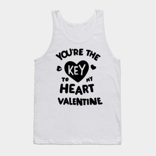 You're the Key to my Heart Valentine Tank Top